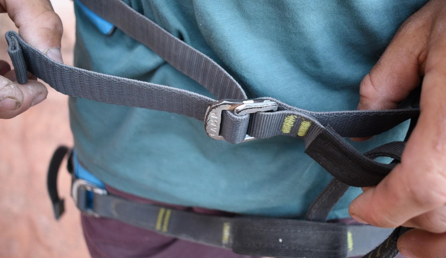 Buckles are double-backed